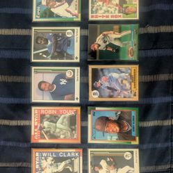 Baseball cards (10 PCs)