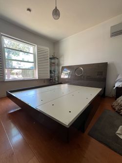 Italian Low Profile Platform Bed Frame