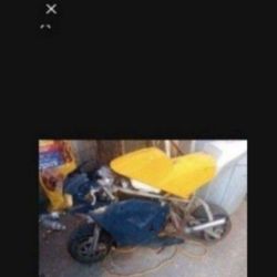 Project Mini Bike has a good motor just needs to be finished put together have all parts