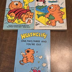Heathcliff Comic Books Lot of 3 Paperback