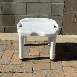 LikeNEW Sturdy Shower Chair Bath tub Bench Seat Transfer for Disabled Seniors Elderly