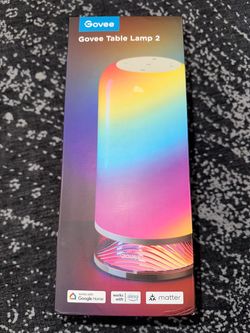 Govee Smart Table Lamp 2 Works with Alexa and Google Home NEW WITH BOX LED Lights