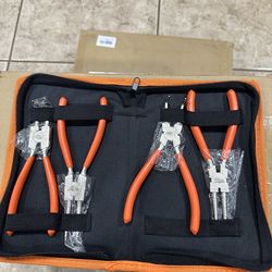 CIRCLIP PLIERS 4-PCS SET / PRECIO ES FIRME