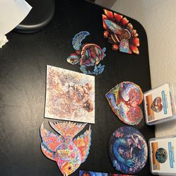 Colorful Small Wooden Puzzles