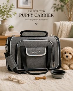 New TSA Approved Puppy Carrier / small dog