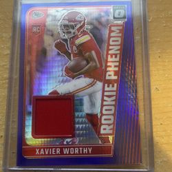 2024 Panini Donruss Optic - Rookie Phenoms Xavier Worthy patch. 