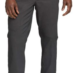 Eddie Bauer Men's Fleece Lined Tech Pants Gray Available in Size38x32 