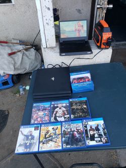 Black Sony Playstation 4 Pro PS4 Pro 2020 with 1 Control $200! Or Combo $300! 7 Games. All works 100% trade up are welcome