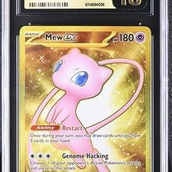 Mew Ex 205 / 165 CGC 10 Pristine