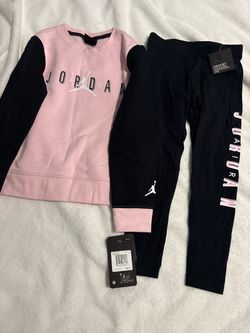 Jordan Girls 2-Piece Sweatshirt and Leggings Set