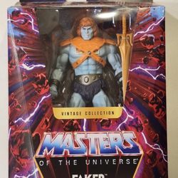 MASTERS OF THE UNIVERSE . MASTERVERSE . VINTAGE COLLECTION . FAKER 7 " ACTION FIGURE. 