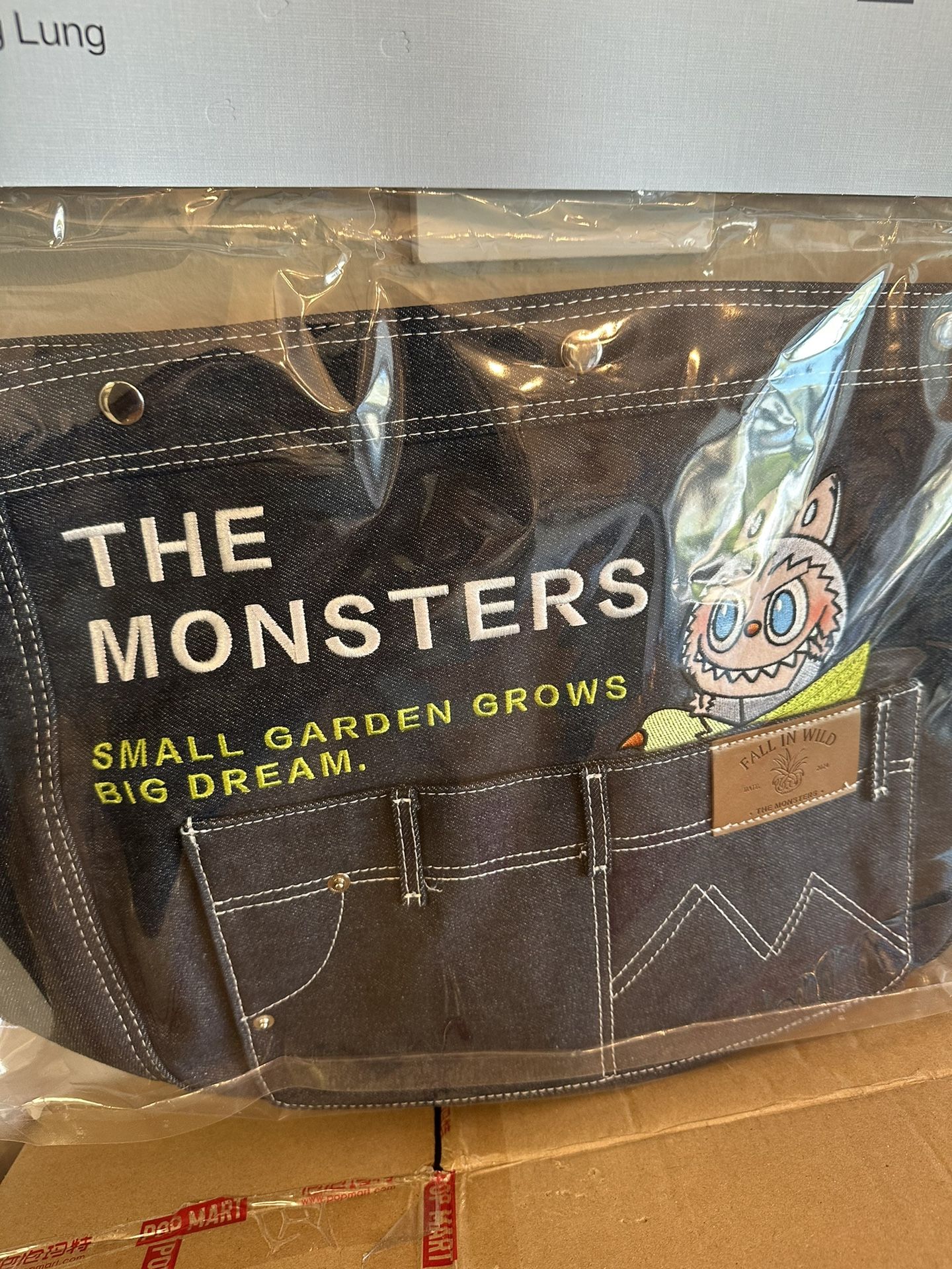 THE MONSTERS FALL IN WILD SERIES-Denim Messenger Bag