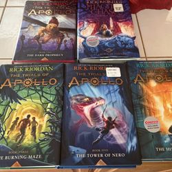 Books Rick Riordan Hardback With Covers First Editions 