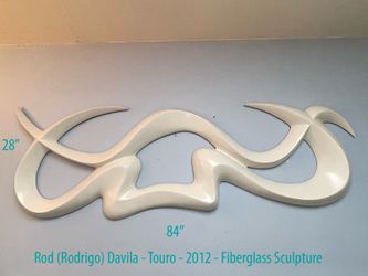 Art Touro Bull Taurus wall sculpture Rod Davila