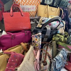 Assorted New And Pre-Loved summer bag, Totes, Purses, Backpacks And More