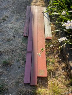 miscellaneous lumber pieces
