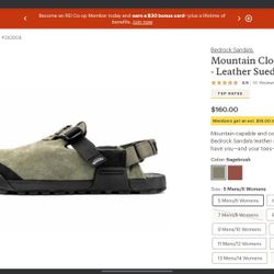 Mountain Clogs Leather Suade Women's Size 6