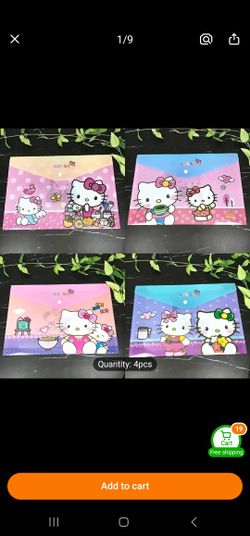 Hello Kitty Envelope Holder 4 Piece Set 