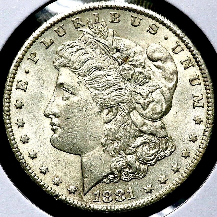 1881-CC Morgan Silver One $1 Dollar - Carson City