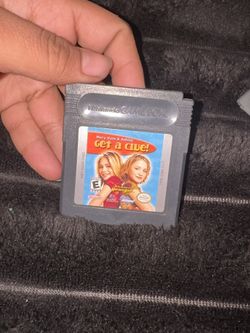 Mary Kate & Ashley: Get A Clue Gameboy Color! Cleaned, Tested, And Working!