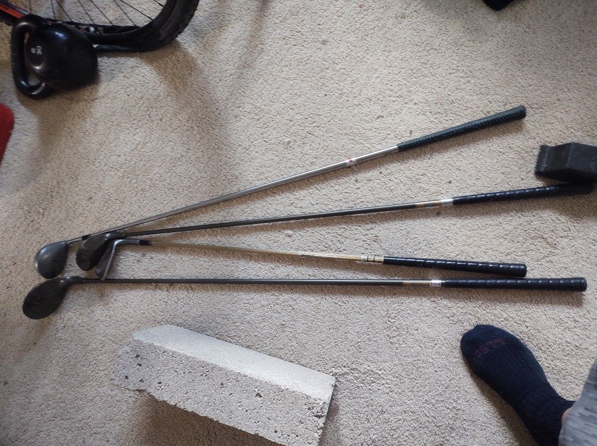Assorted Golf Clubs Good Condition