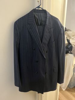 Joseph Abboud  Double Breasted,  Pinstripe Suit