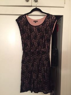 Black lace dress