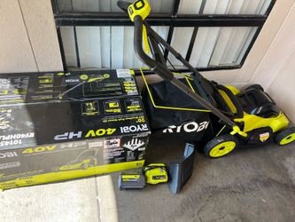 RYOBI 40V HP Brushless 20 in. Walk Behind Push Lawn Mower with 6.0 Ah Battery and Charger