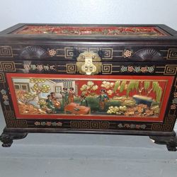 Antique Chinese Camphor Wood Chest