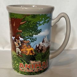 Disney's Embossed Animal Kingdom Mug - Goofy, Mickey, Daffy, Pluto