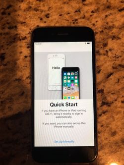 iPhone 6- Silver and Black