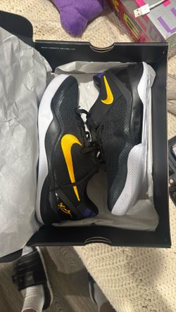 Kobe 8 Lakers Away Black Size 9