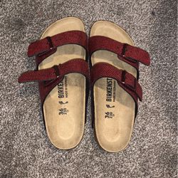 Birkenstock Sandals (Burgundy)