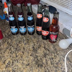 Old Dr. Pepper Bottles Unopened