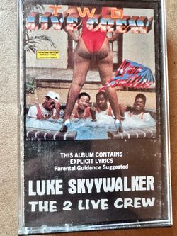 1988 2 Live Crew Move Somethin’ Cassette XR-101 Luke Skyywalker Records – Original $15