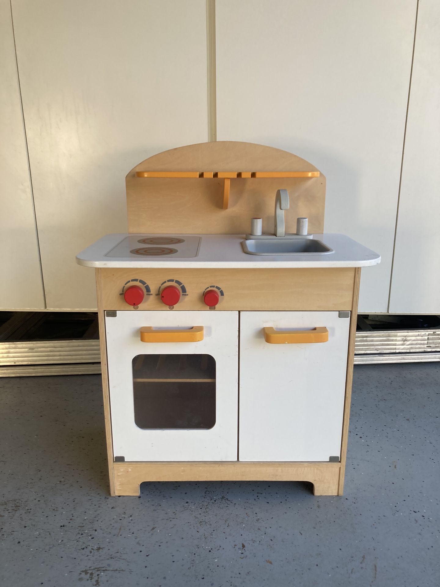 Kids Wooden Play Kitchen