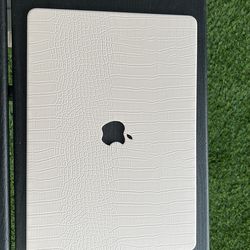 Blush Pink Crocodile MacBook Case