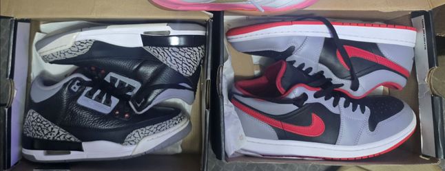Two Pairs of Jordan Sneakers in Boxes