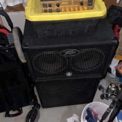 Bass Combo 4x10 2x10 Paired With 800tube Markbass