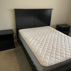 4 Piece Bedroom Set With Mattress 