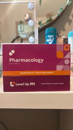 Pharmacology Level up RN flash cards