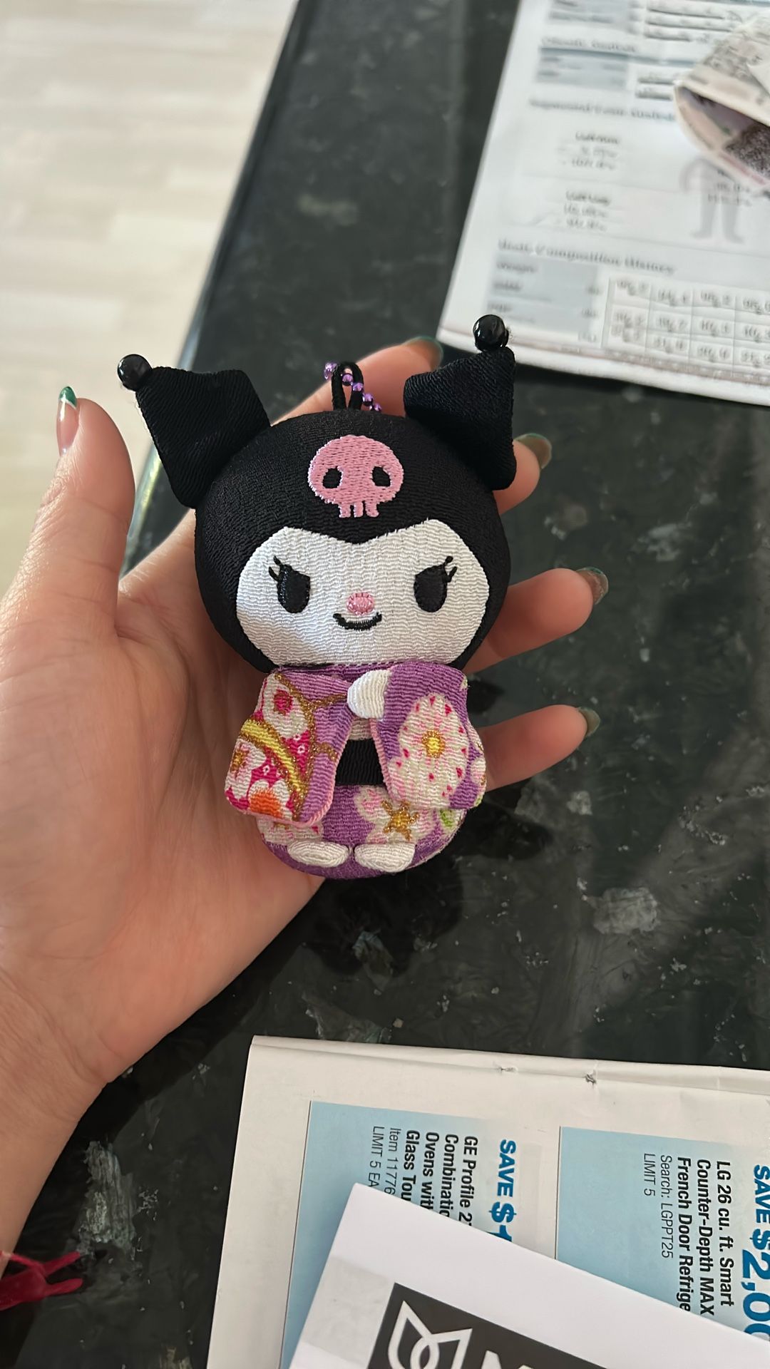Kuromi Keychain