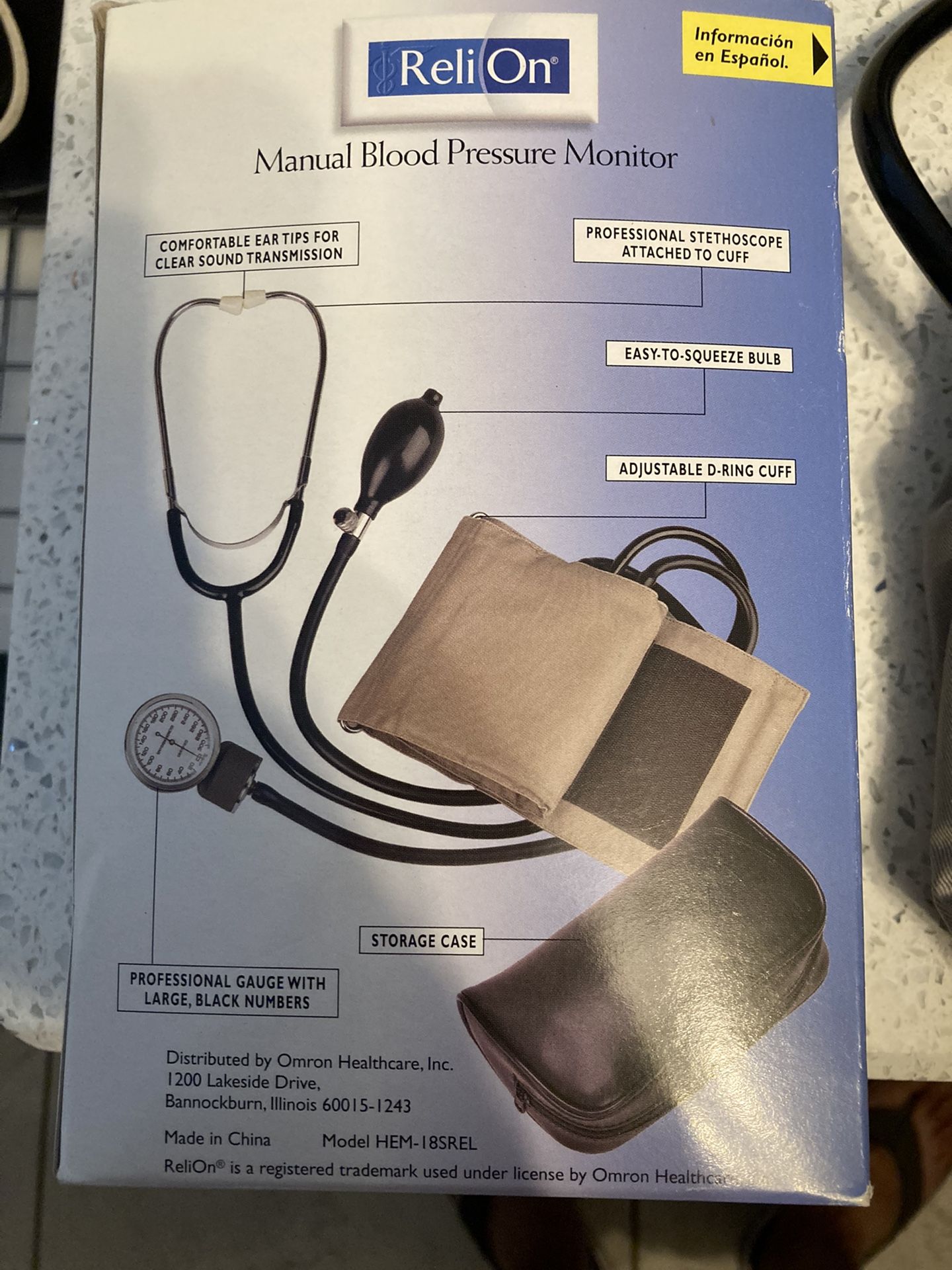 Deli On Manual Blood Pressure Monitor