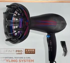 Conair Infiniti Pro Luxe Series Hair Dryer secadora de pelo completamente nueva su caja