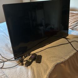 Flat Screen Element TV with Roku