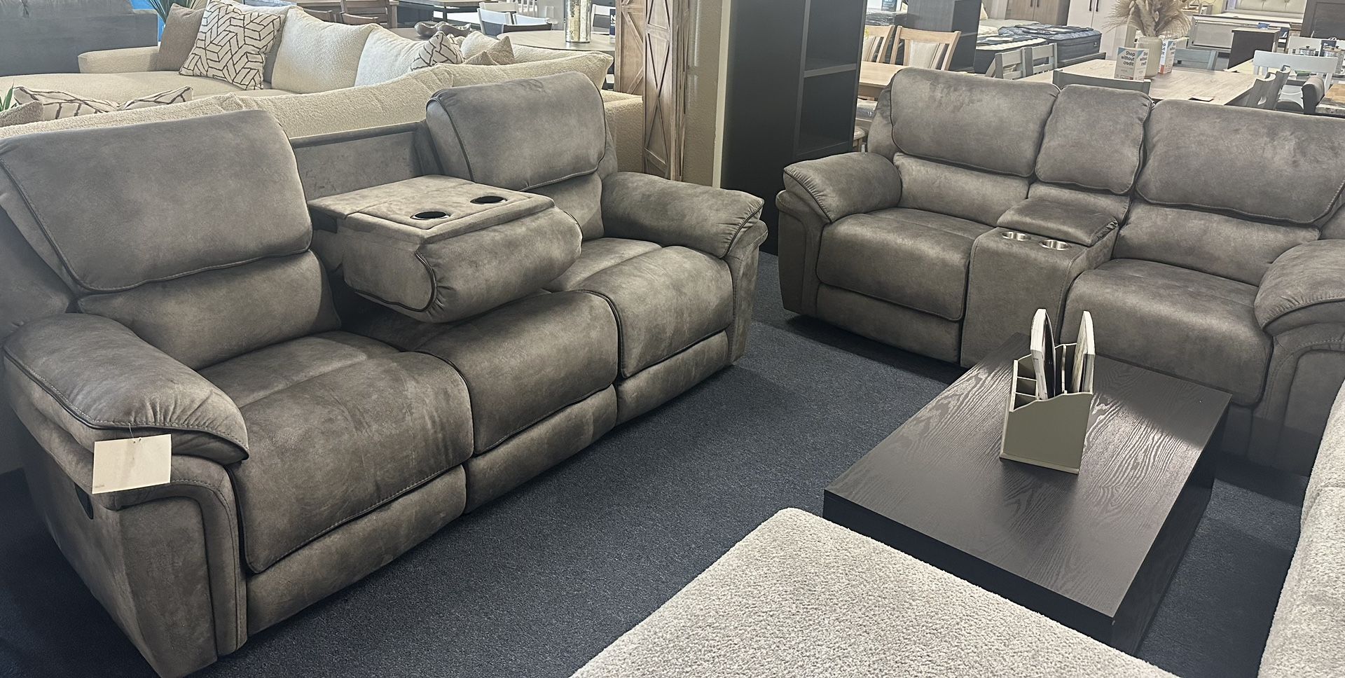 Gray Sofa And Loveseat Recliner