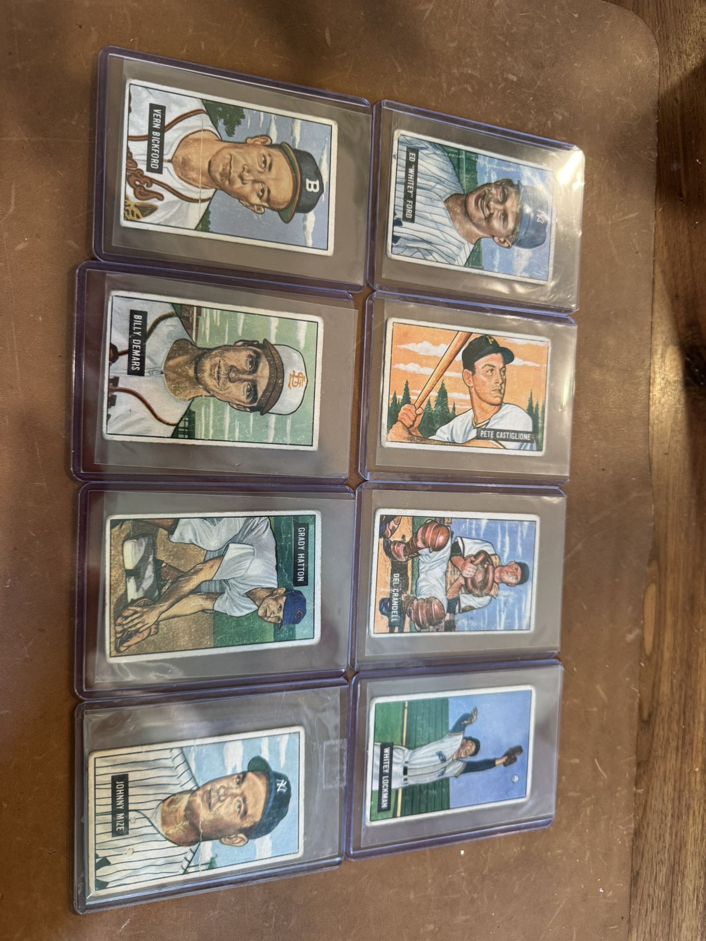 1951 Bowman Baseball Lot (49 cards incl. Whitey Ford)