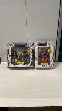 Masters of the Universe/ He-man/ Sy-klone/ Hordak/ Grizzlor/ concept art/ Mattel