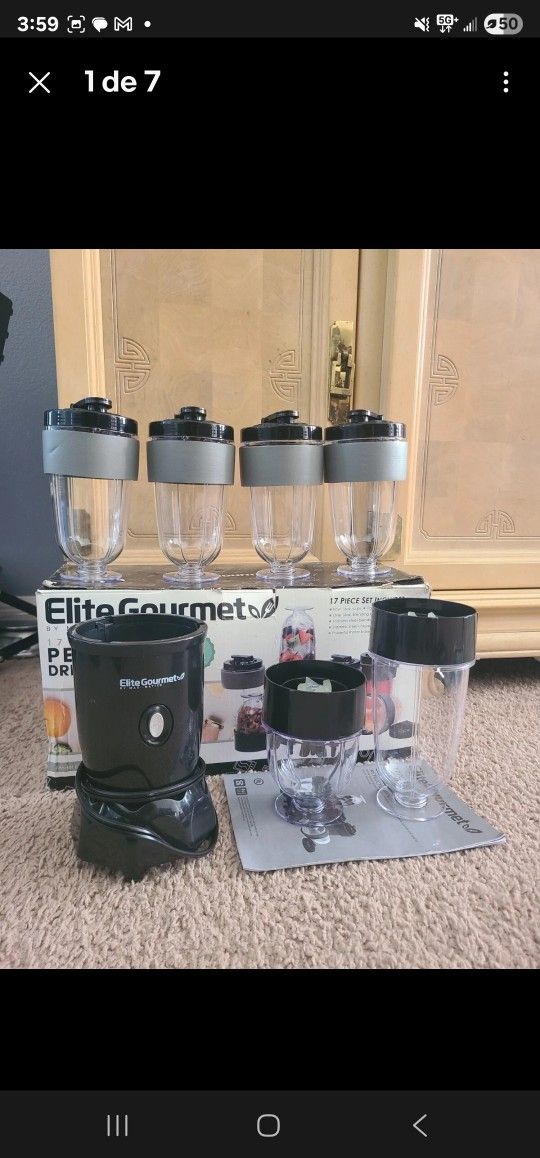 Elite Gourmet By Maxi-Matic Personal Drink Blender 