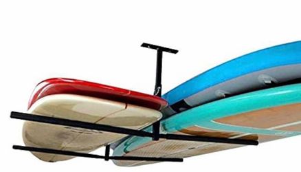Double SUP & Surfboard Overhead Storage Rack